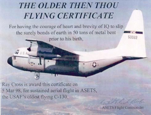 Older Than Thou Certificate