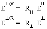 Figure 3 for Ground Effect Section  - 
reflection coefficients for the interface